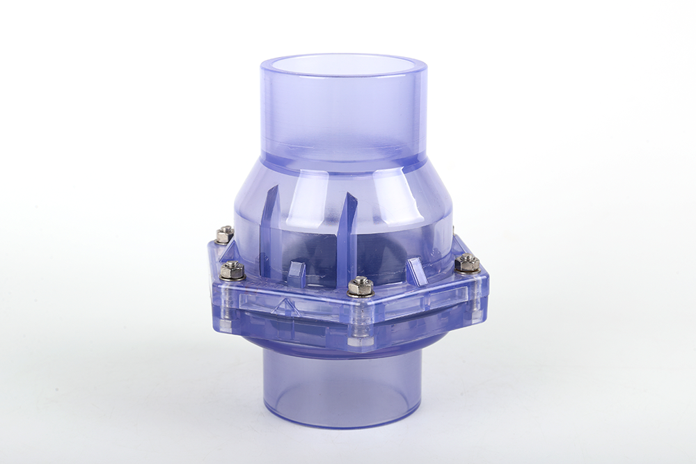 红岗透明翻板式止回阀